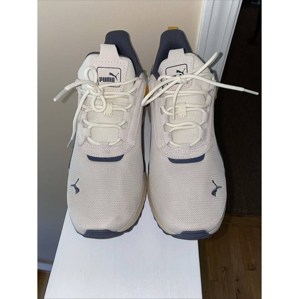 Puma Beige Gray Softfoam+ Mens Sneaker Optimal Comfort Size 11.5